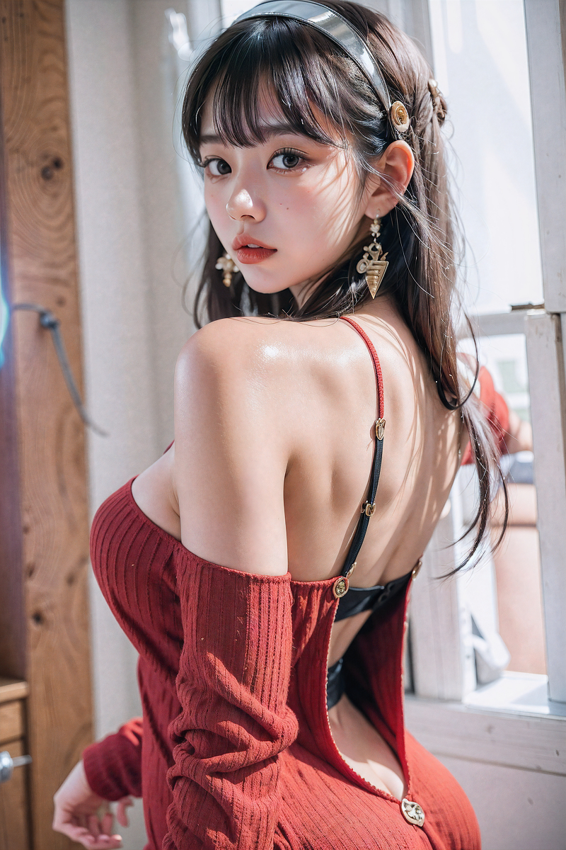 AI Generated ~ AI OFUG- She Became a er (Yoru) (Aofuji, Spy x Family)