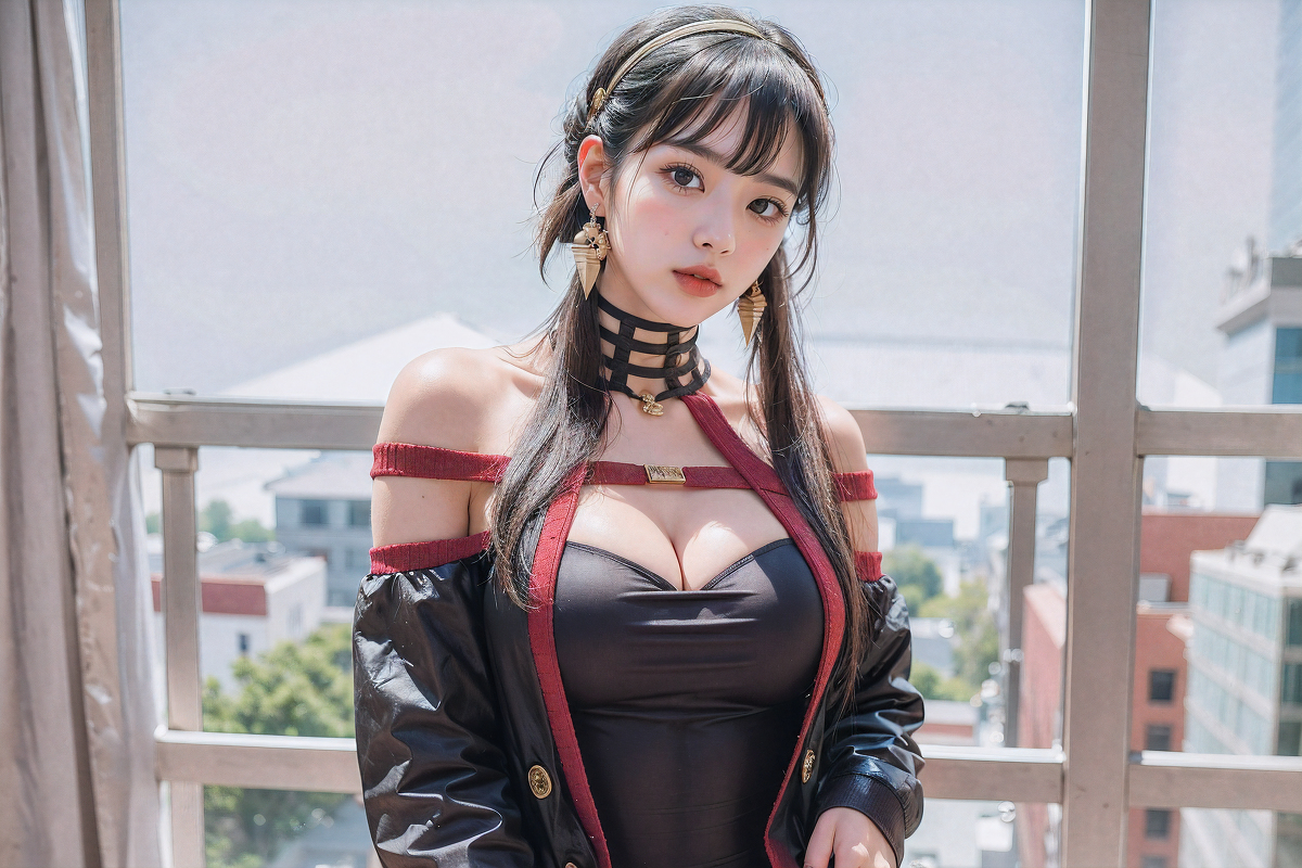 AI Generated ~ AI OFUG- She Became a er (Yoru) (Aofuji, Spy x Family)