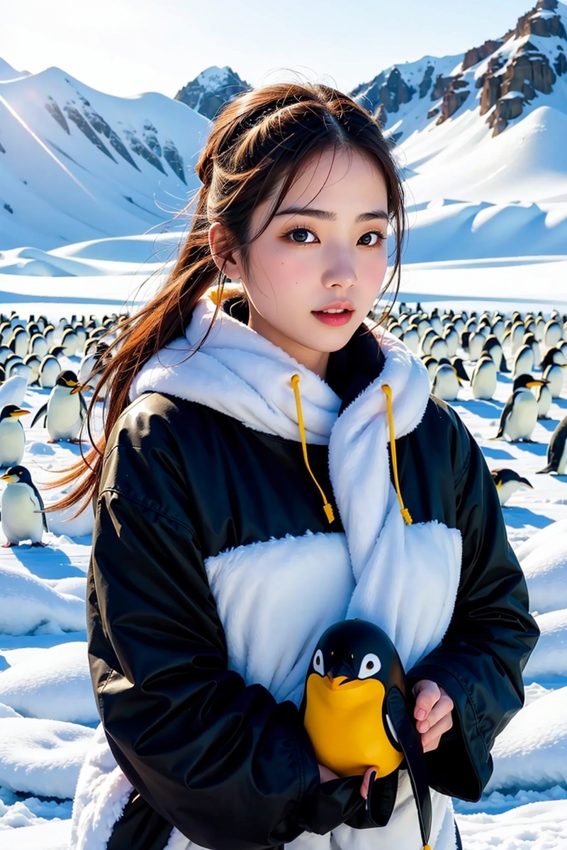 AI Generated ~NATSUNE_AI- The Girl from Antarctica