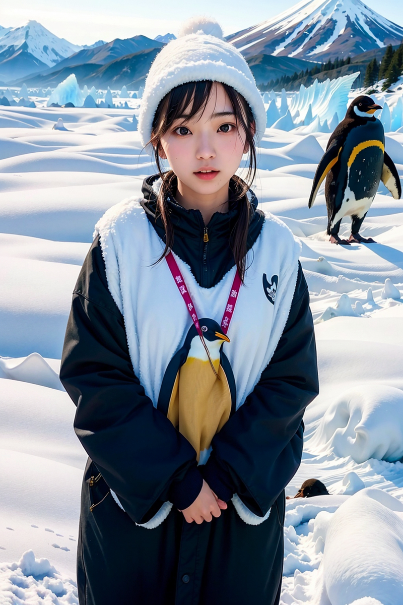 AI Generated ~NATSUNE_AI- The Girl from Antarctica