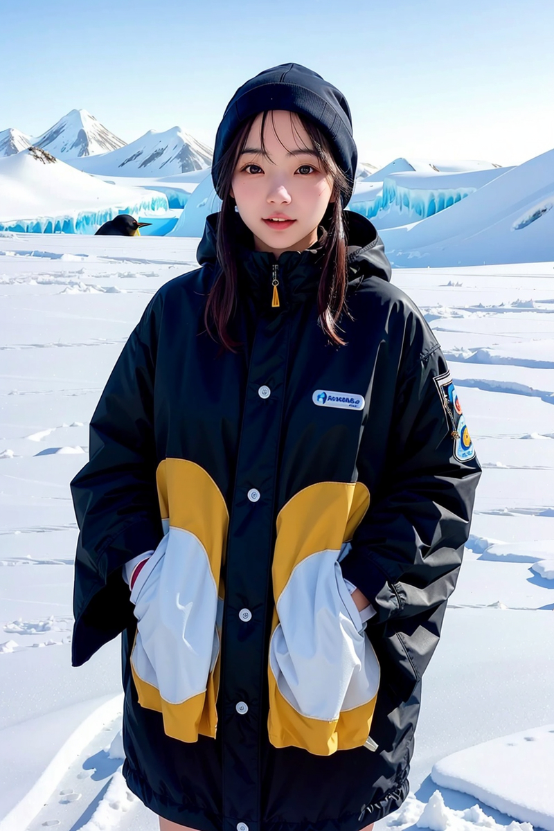 AI Generated ~NATSUNE_AI- The Girl from Antarctica