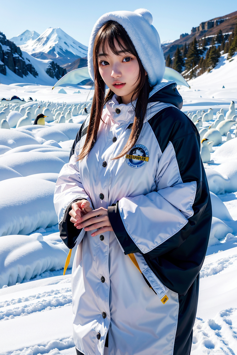 AI Generated ~NATSUNE_AI- The Girl from Antarctica