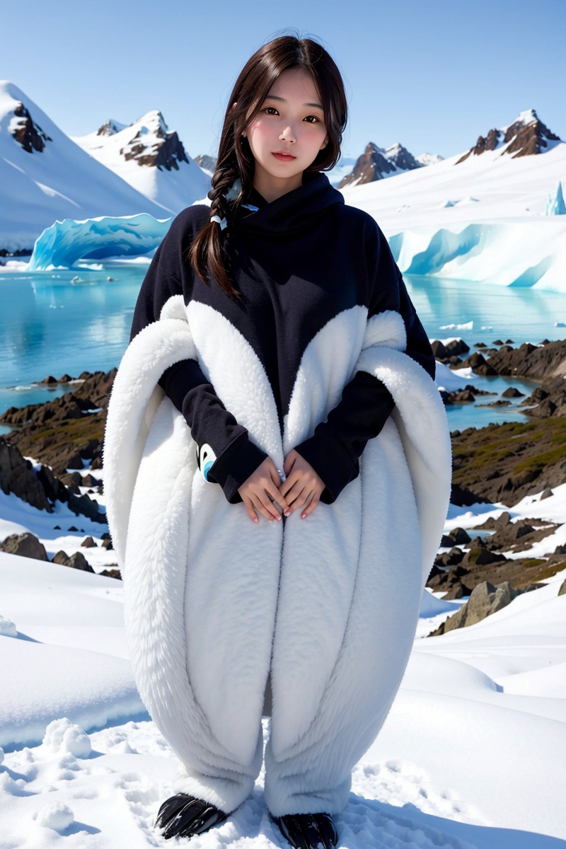AI Generated ~NATSUNE_AI- The Girl from Antarctica