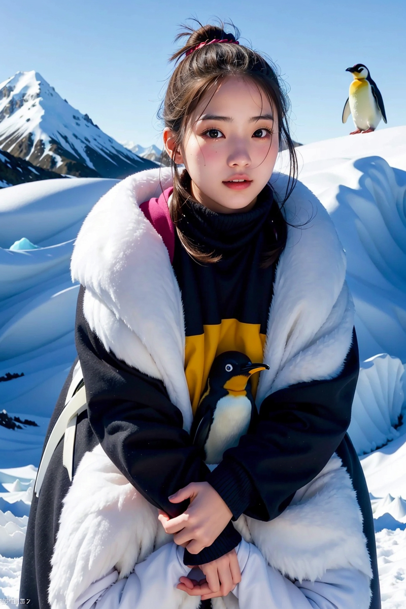 AI Generated ~NATSUNE_AI- The Girl from Antarctica