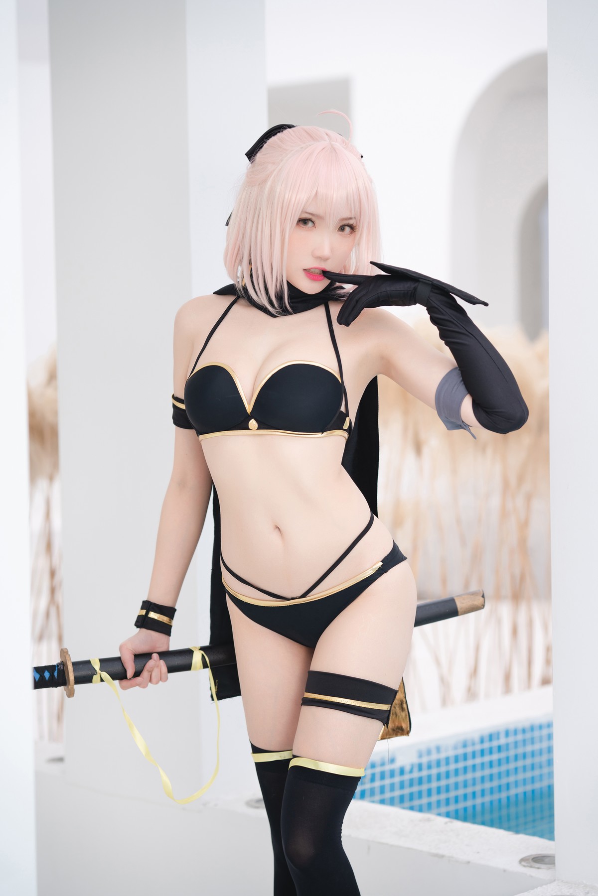 Cosplay 瓜希酱 总司 水着