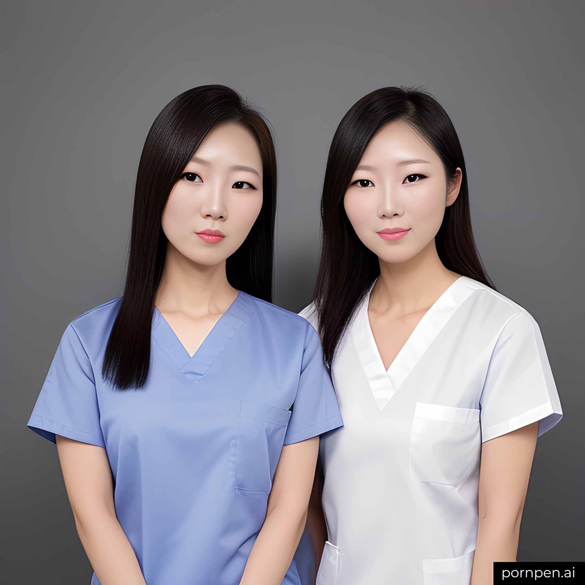 Korean sisters - AI generated