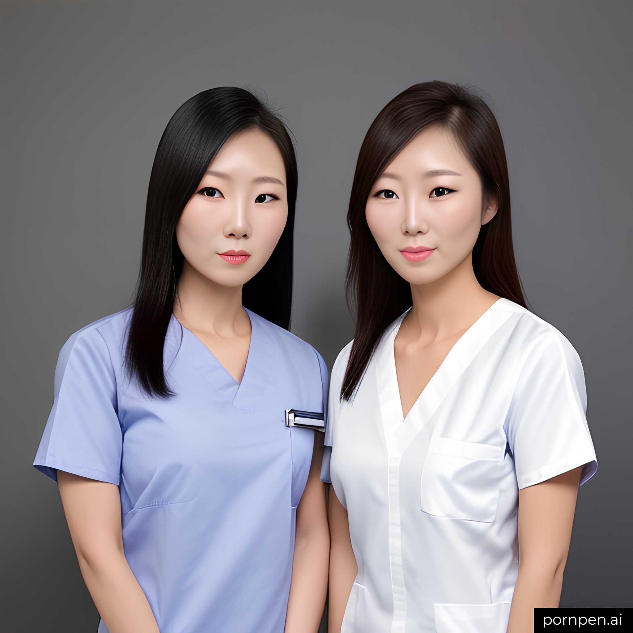 Korean sisters - AI generated
