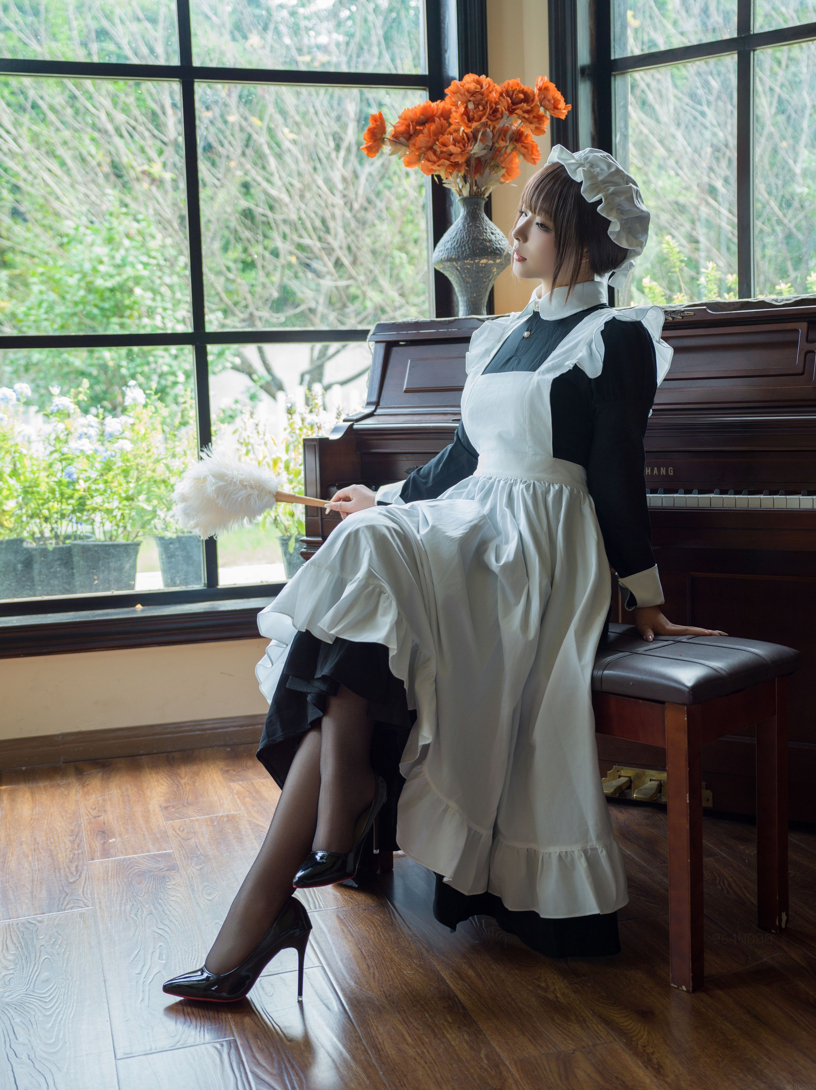 Bo anh cosplay Yuuhui Maid Game 147P1V