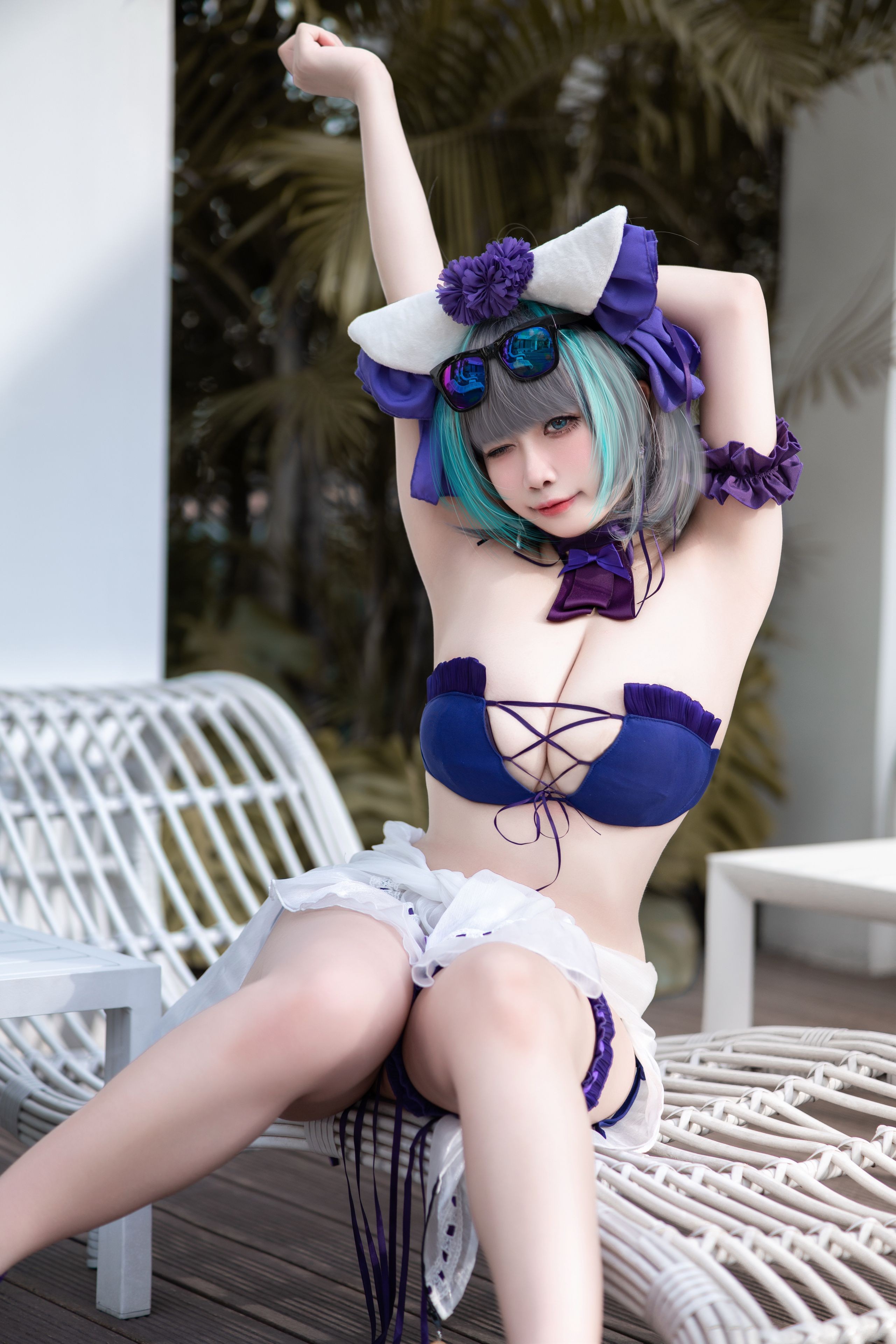 Zhenzi Mitao - Azur Lane Cheshire Bộ đồ bơi 60P1V