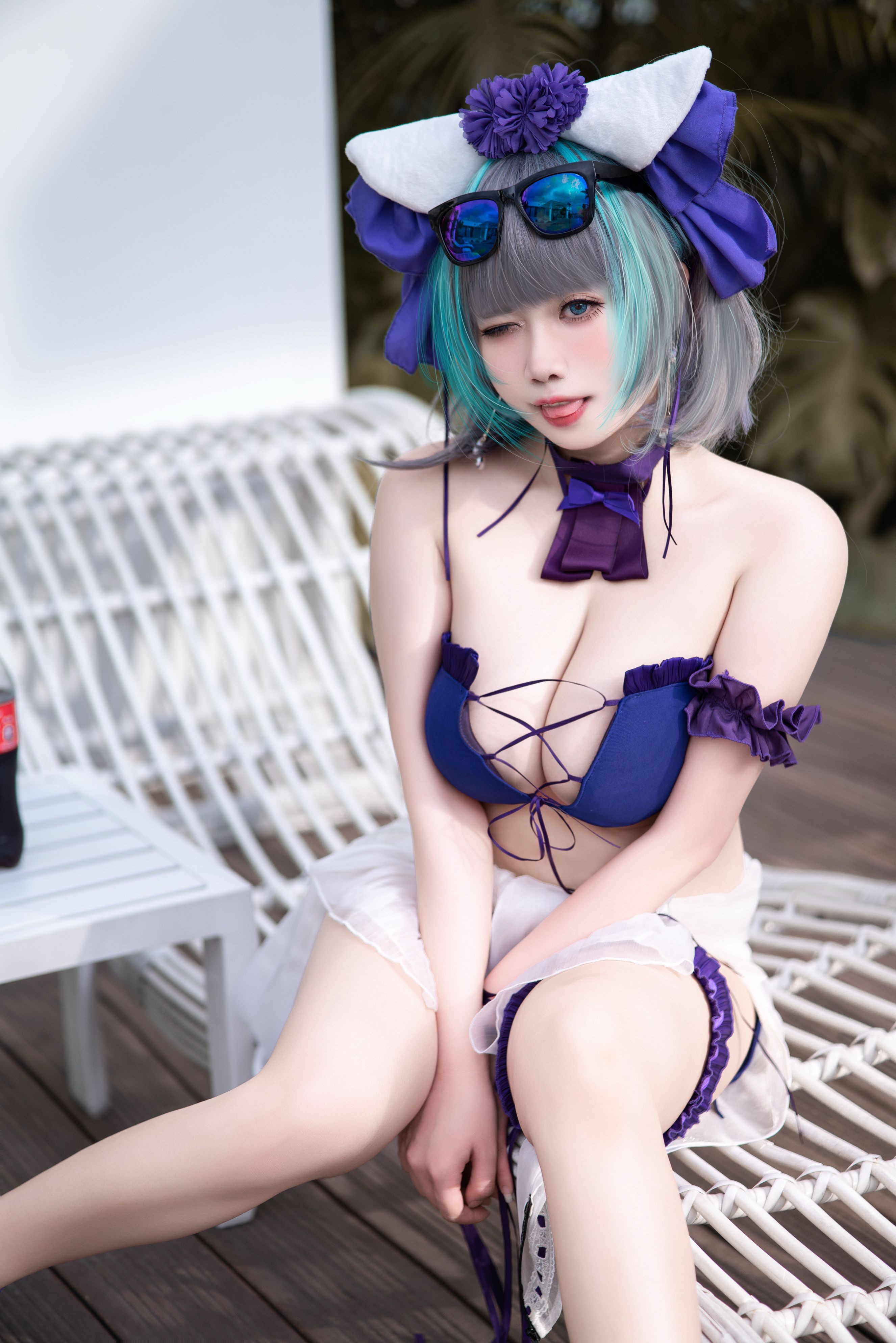Zhenzi Mitao - Azur Lane Cheshire Bộ đồ bơi 60P1V