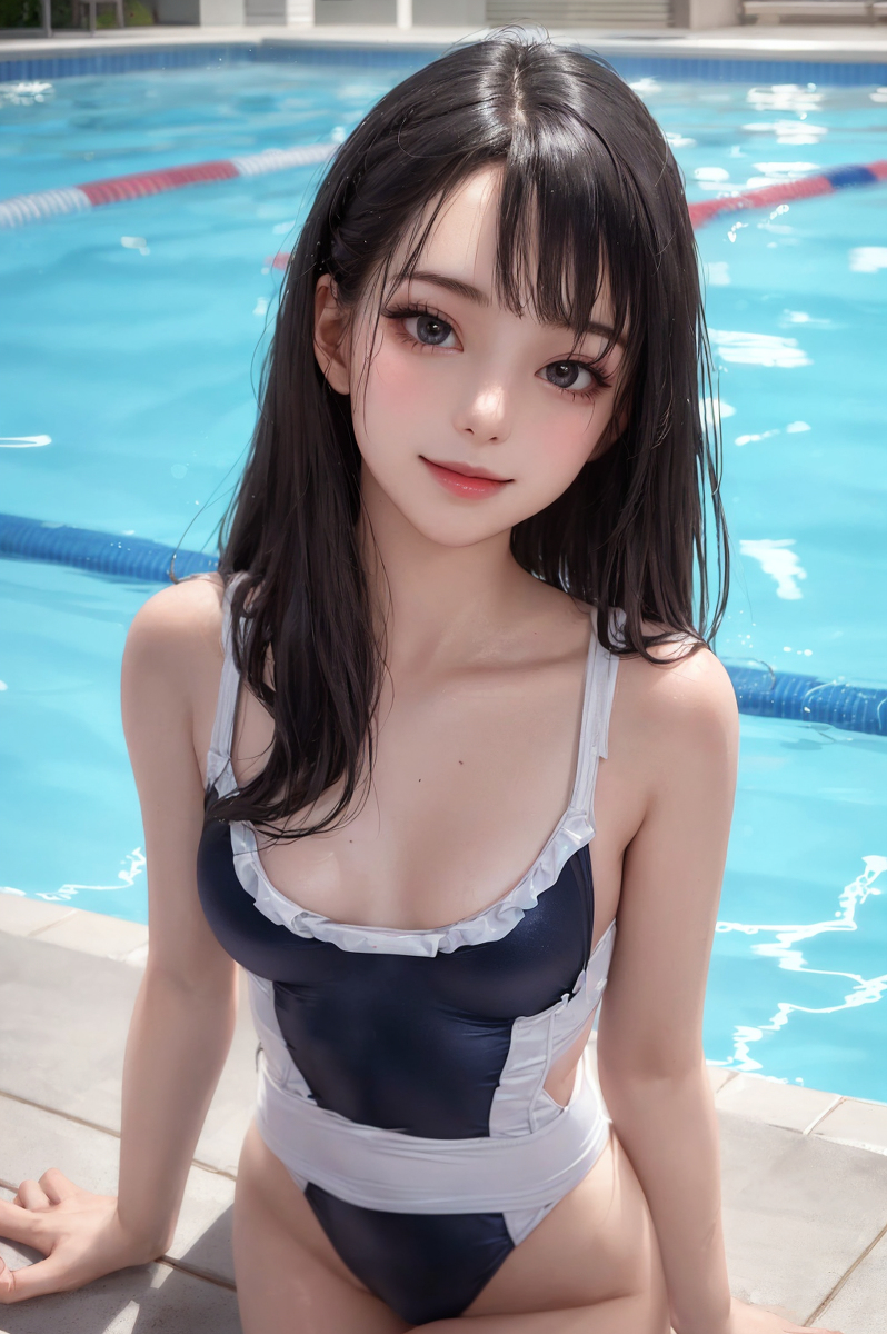 AI生成~Chris-Swimming girls