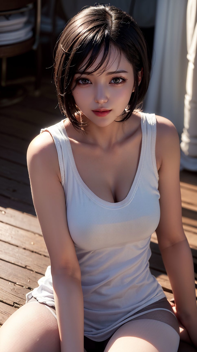 AI 生成~克里斯-短髮女孩