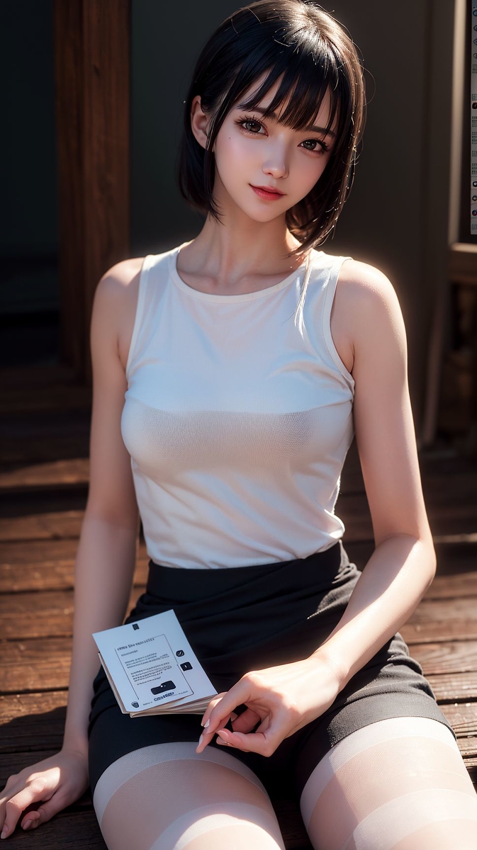 AI 生成~克里斯-短髮女孩