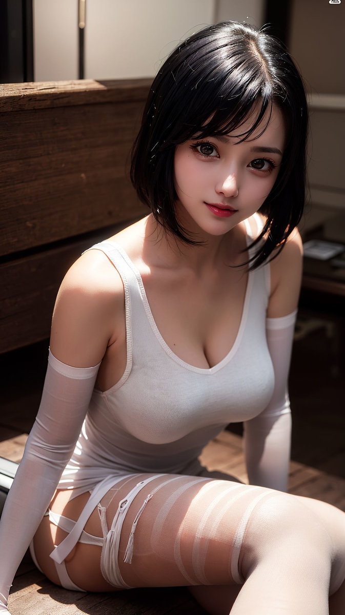 AI tạo ra ~ Chris - các cô gái tóc ngắn