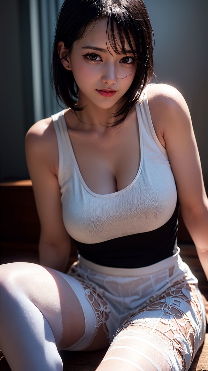 AI 생성 ~ 크리스 - 짧은 머리 소녀들
