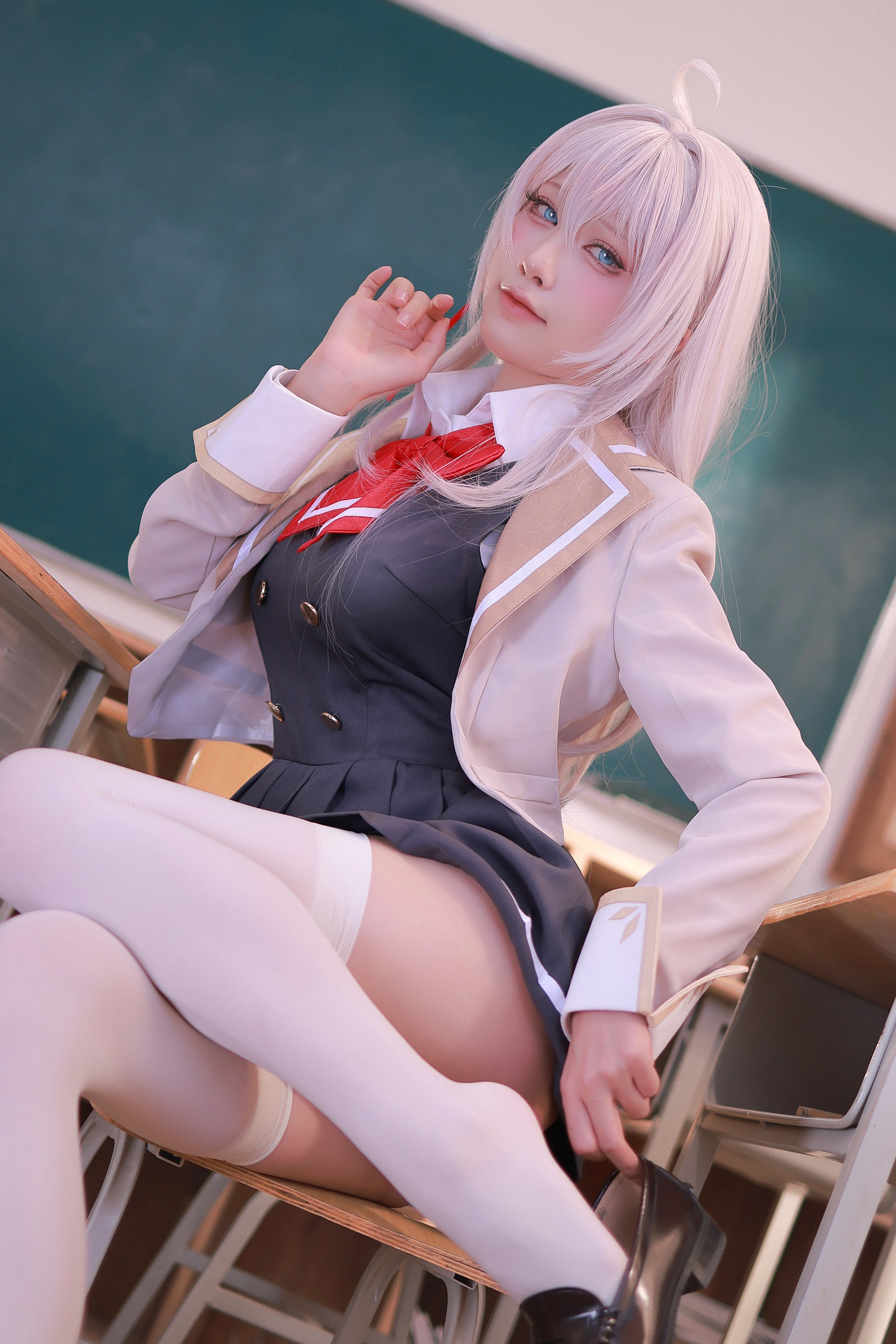 Bo anh cosplay lop hoc Mizumiao Aqua Alya Classmate