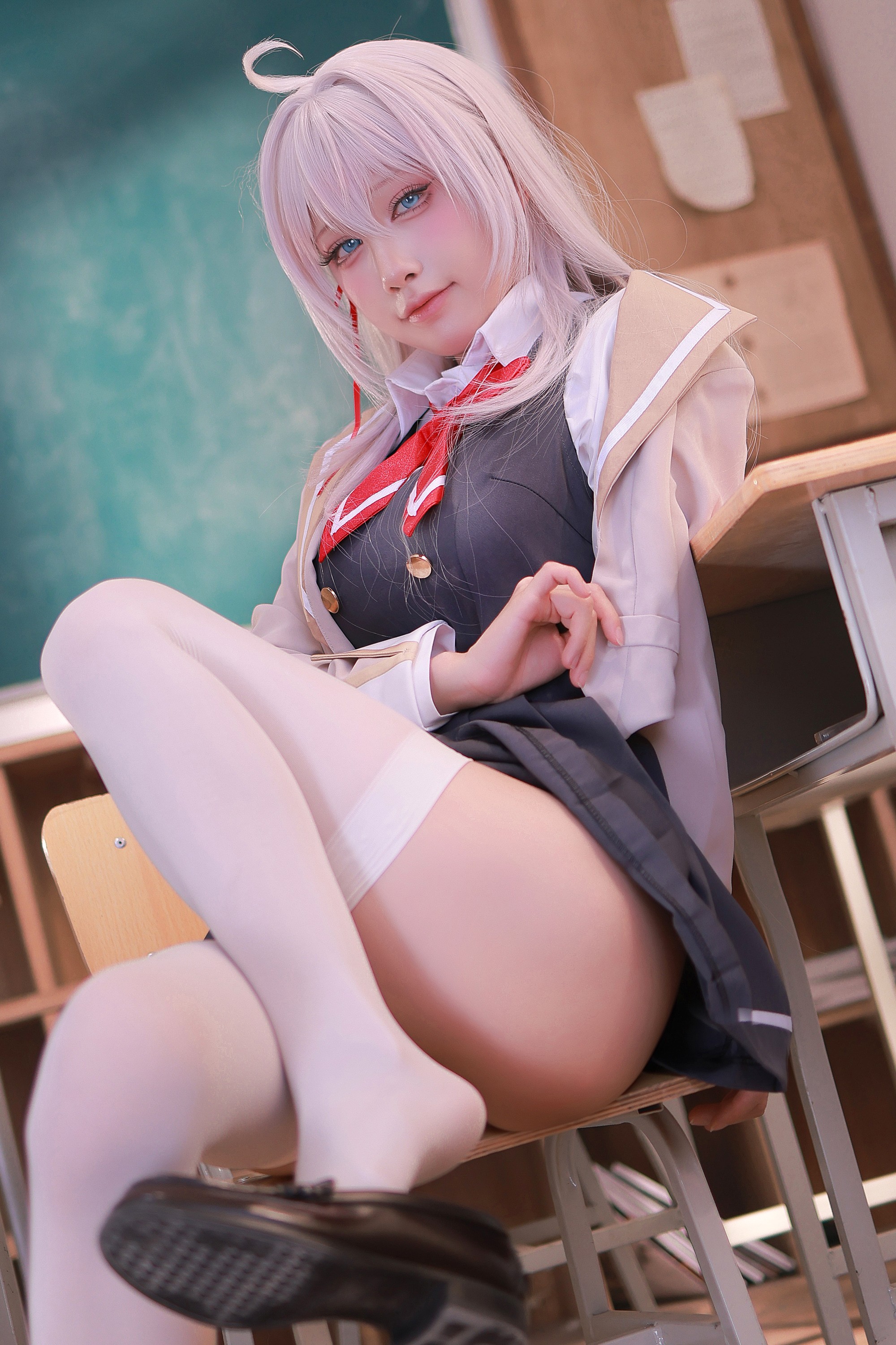 Bo anh cosplay lop hoc Mizumiao Aqua Alya Classmate