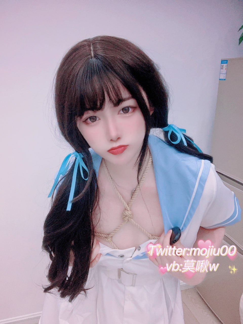 莫啾 - 蓝色JK束缚