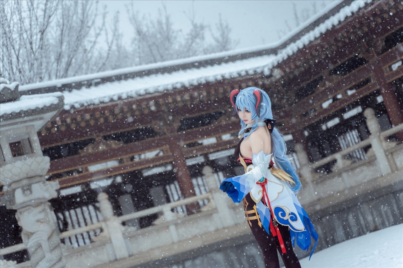 虎森森 - 原神 甘雨 雪景 42P