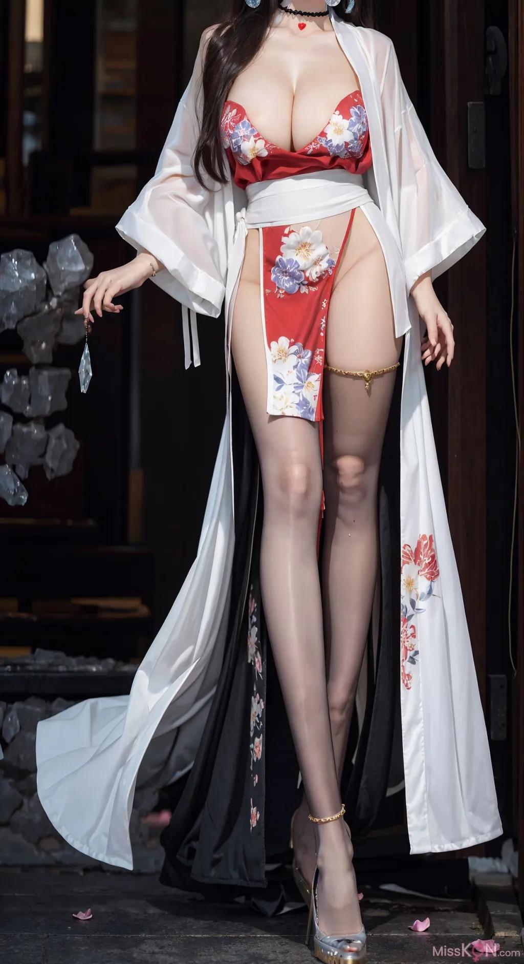 [AI Generated] 拟实画风 Vol.186: 古风气质旗袍 (104 photos)