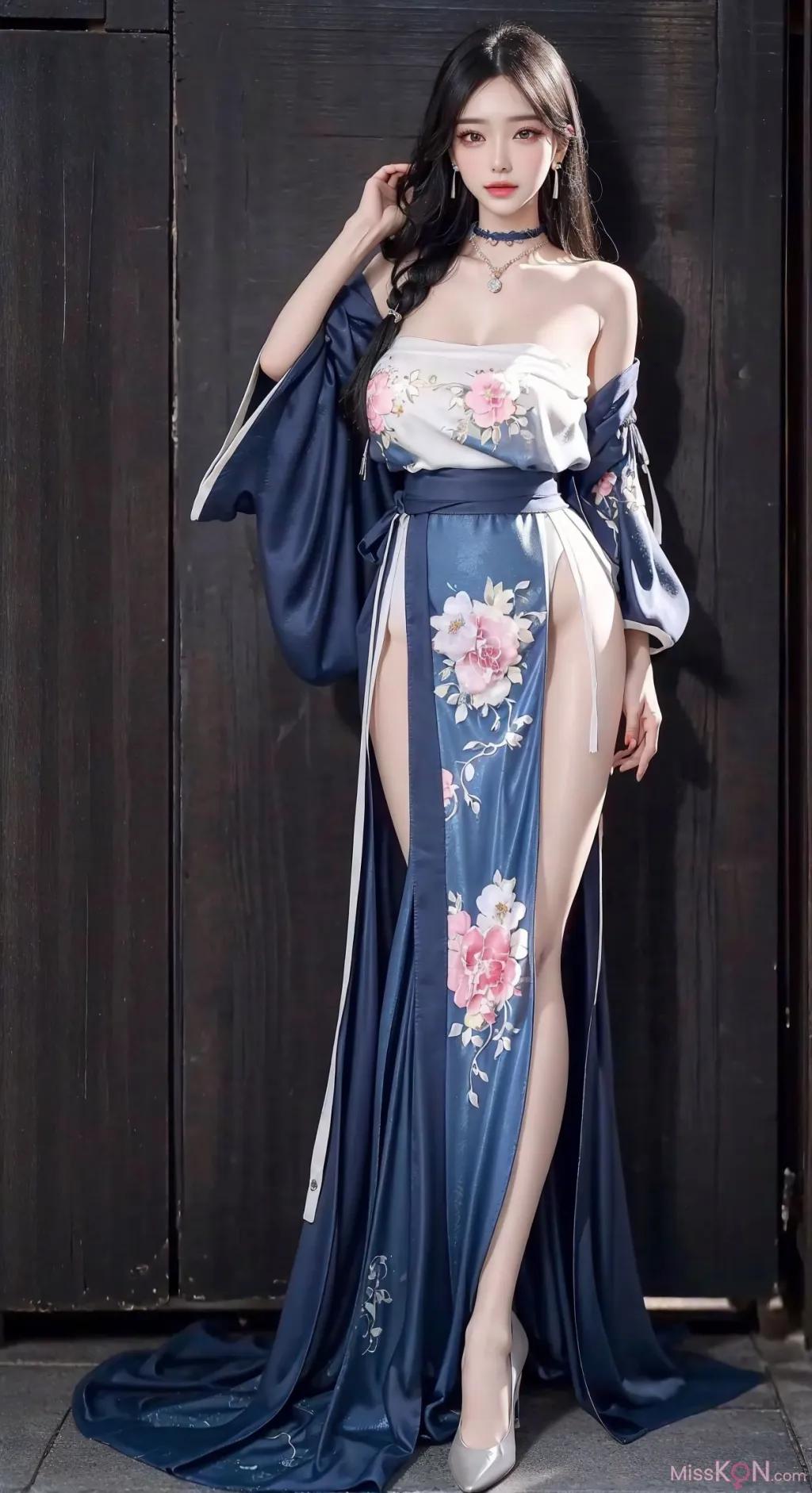[AI Generated] 拟实画风 Vol.186: 古风气质旗袍 (104 photos)