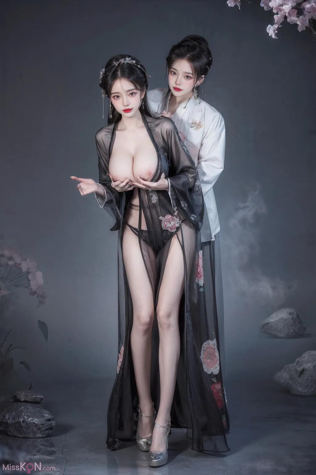 AI Generated] 실사화풍 Vol.187: 고금 결합 미가인 (76장)