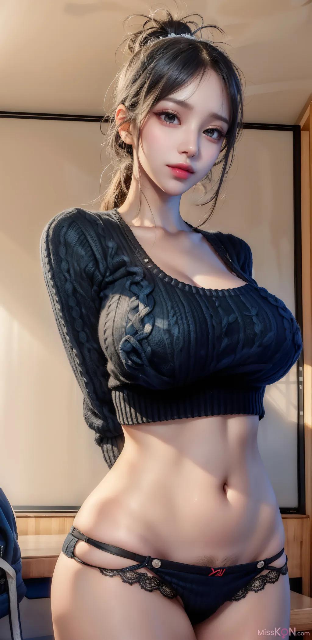 AI 生成] 擬実画風 Vol.189: 美女 (78枚の写真)