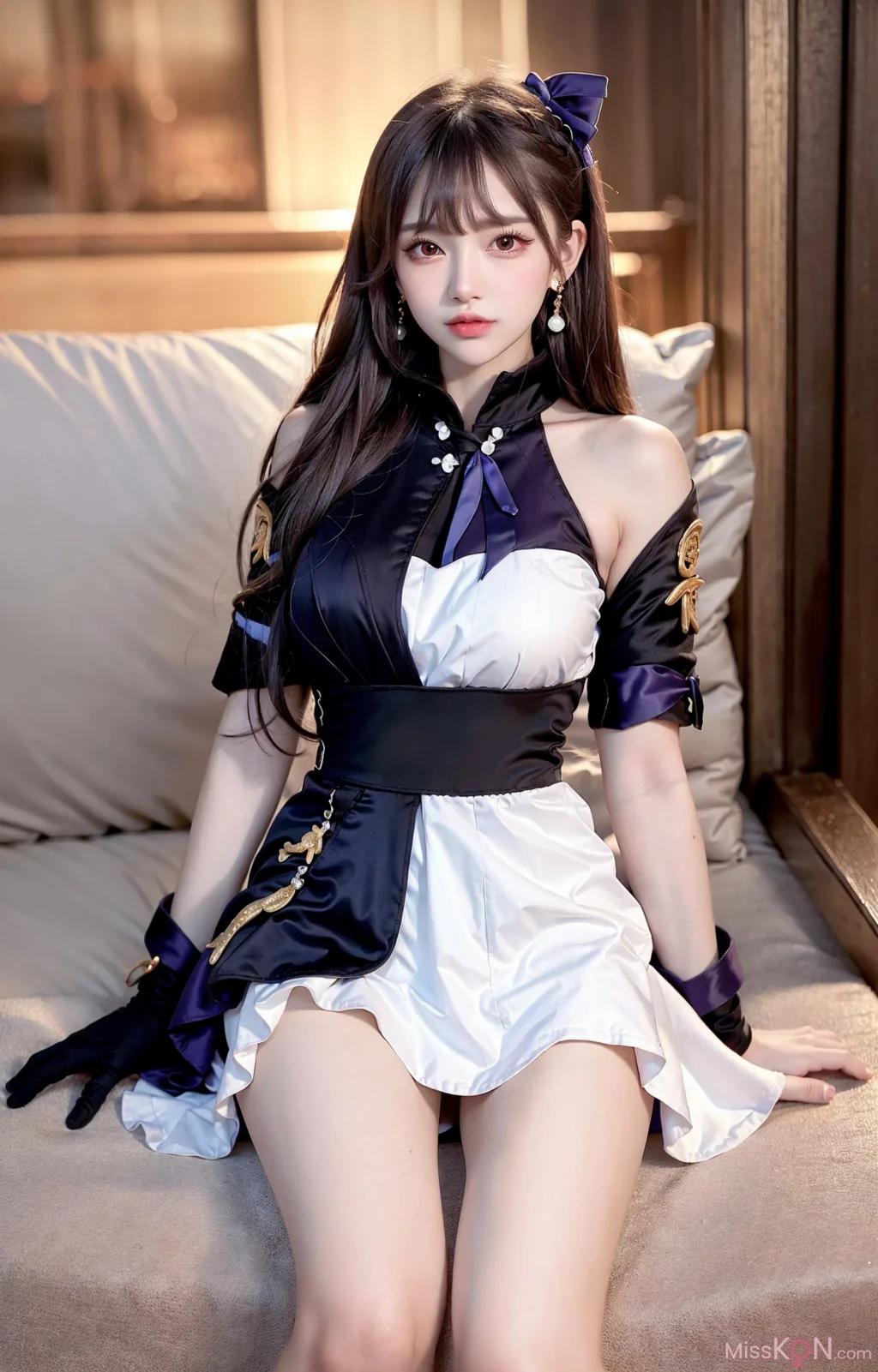 AI Generated Pseudo-Realistic Art Style Vol. 216 Keqing (175 photos)