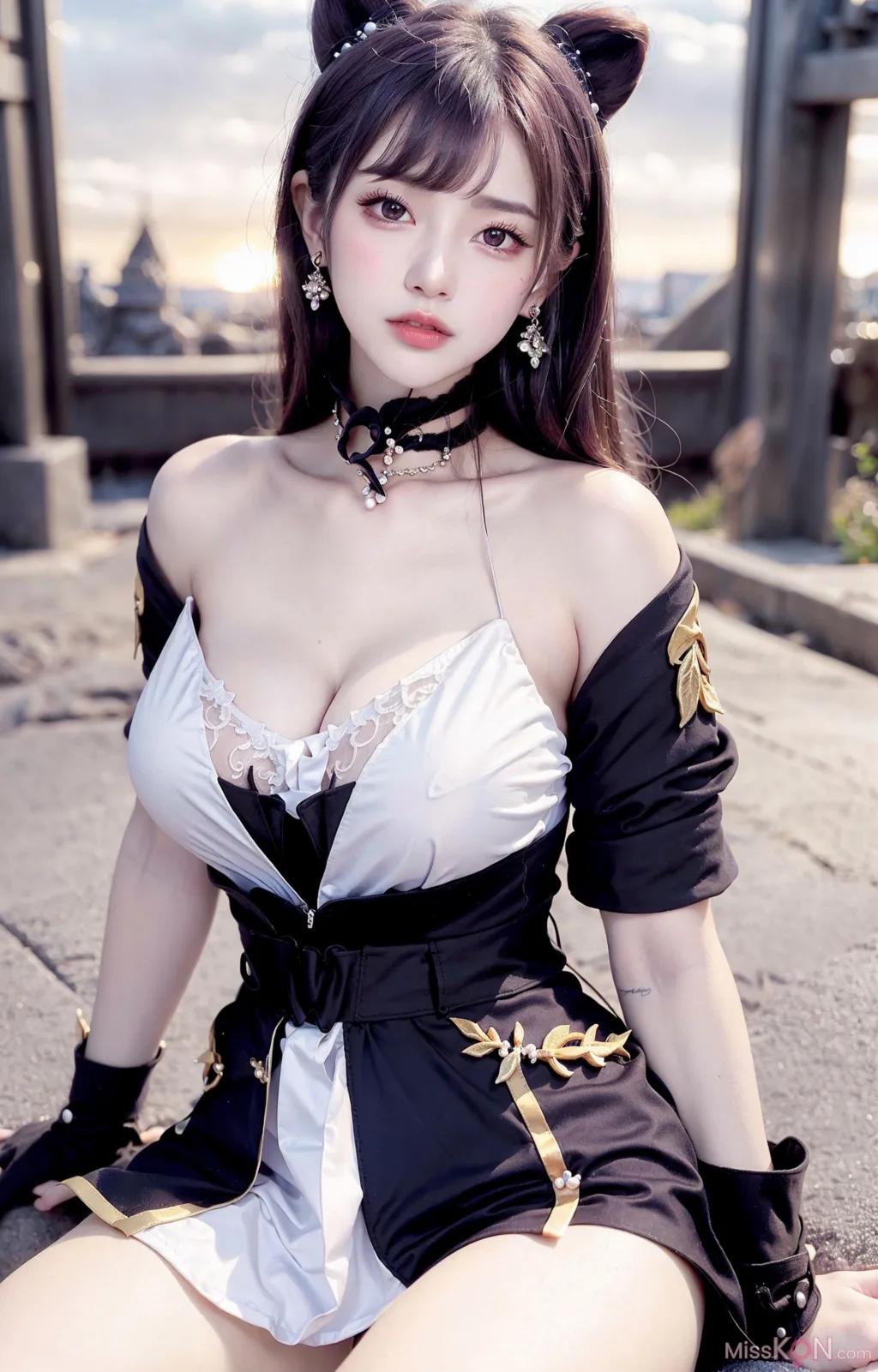 [AI Generated] 拟实画风 Vol.216 刻晴 (175 photos)