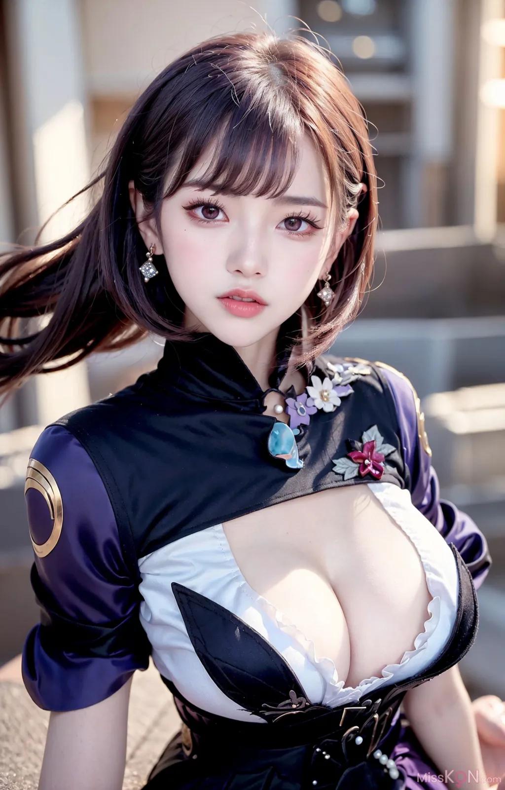 AI 生成] 擬實畫風 Vol.216 刻晴 (175 張照片)