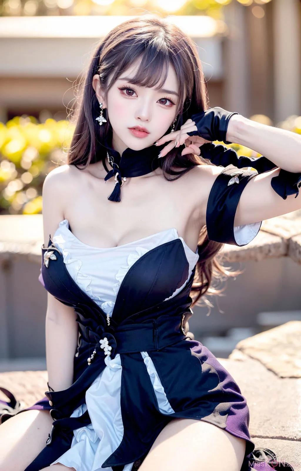 AI 生成] 擬實畫風 Vol.216 刻晴 (175 張照片)