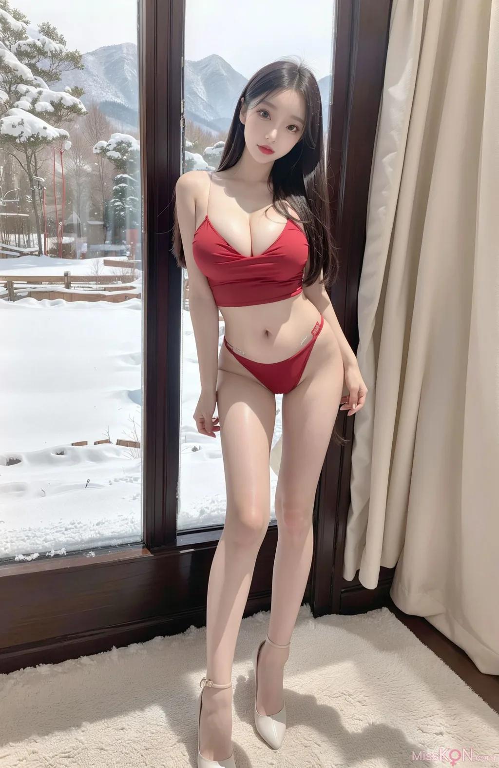 สร้างโดย AI] สไตล์ภาพเสมือนจริง เล่ม 223: Pantyhose และ Snow (174 ภาพ)