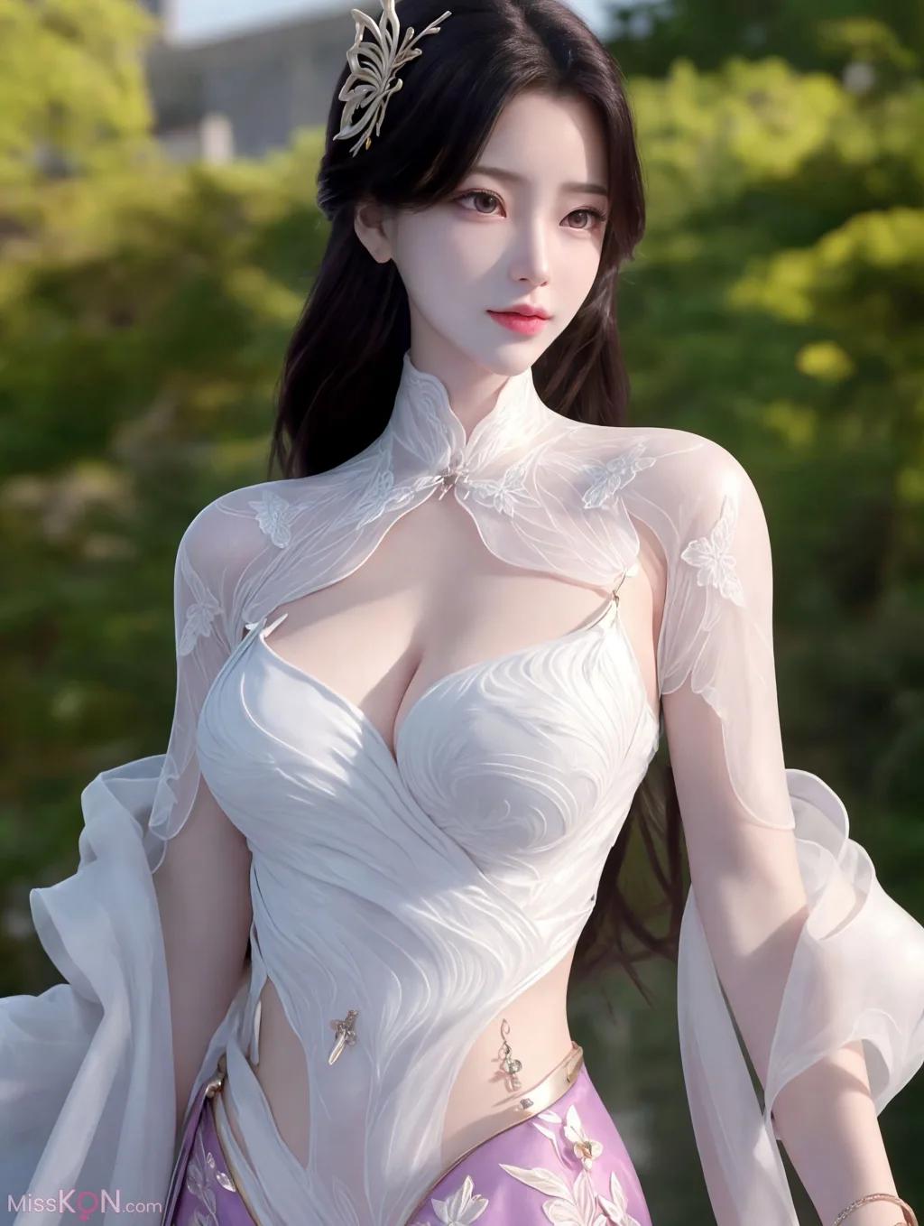 AI ที่สร้าง] สไตล์วาดภาพเสมือนจริง Vol.227: สาวคอสเพลย์ (160 ภาพ)
