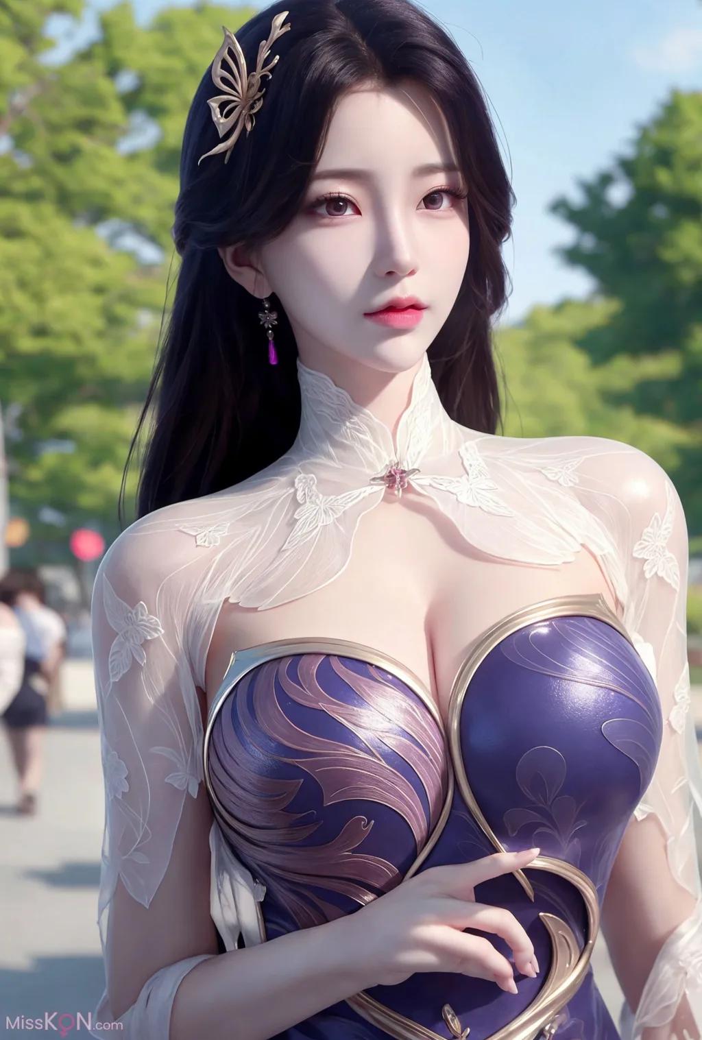 AI 생성] 현실적 화풍 Vol.227: 코스프레 걸 (160장)