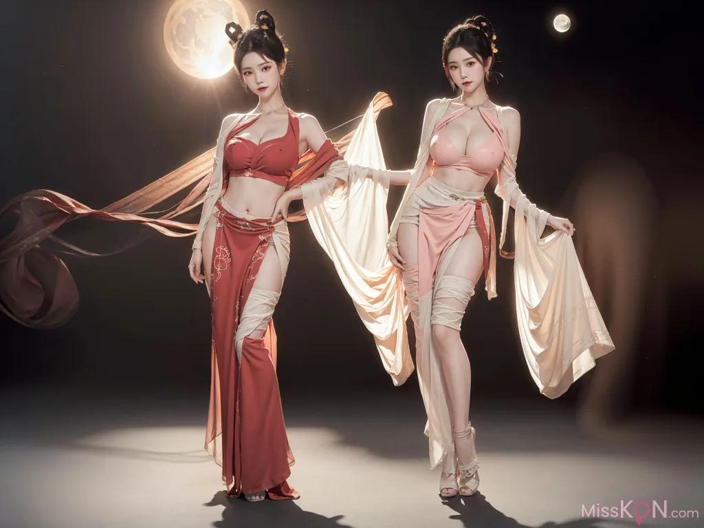 AI生成] 擬実画風 Vol.237: 古代中国の少女 (198枚の写真)