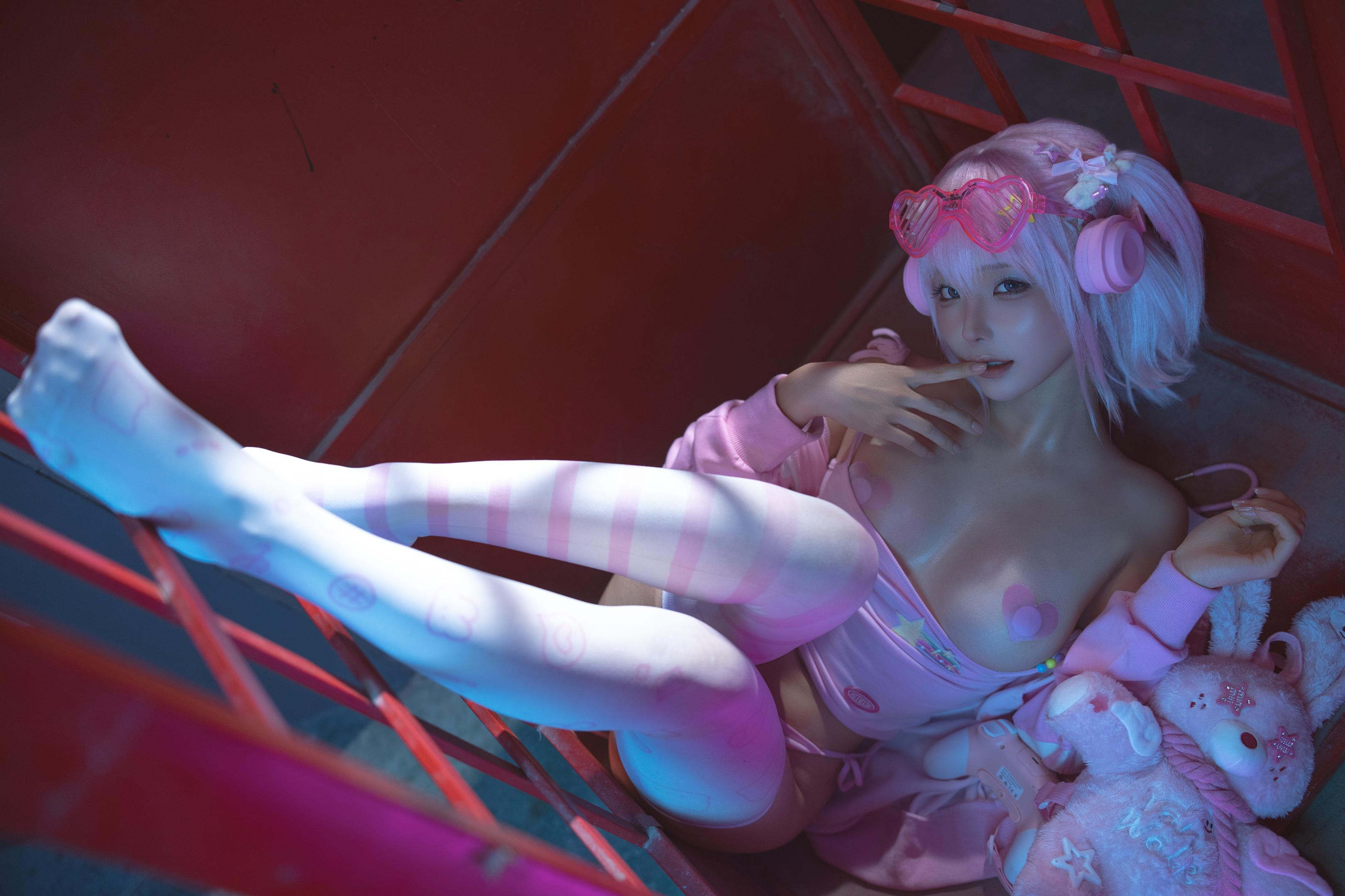 蠢沫沫《电竞少女》342P1V Cosplay写真套图