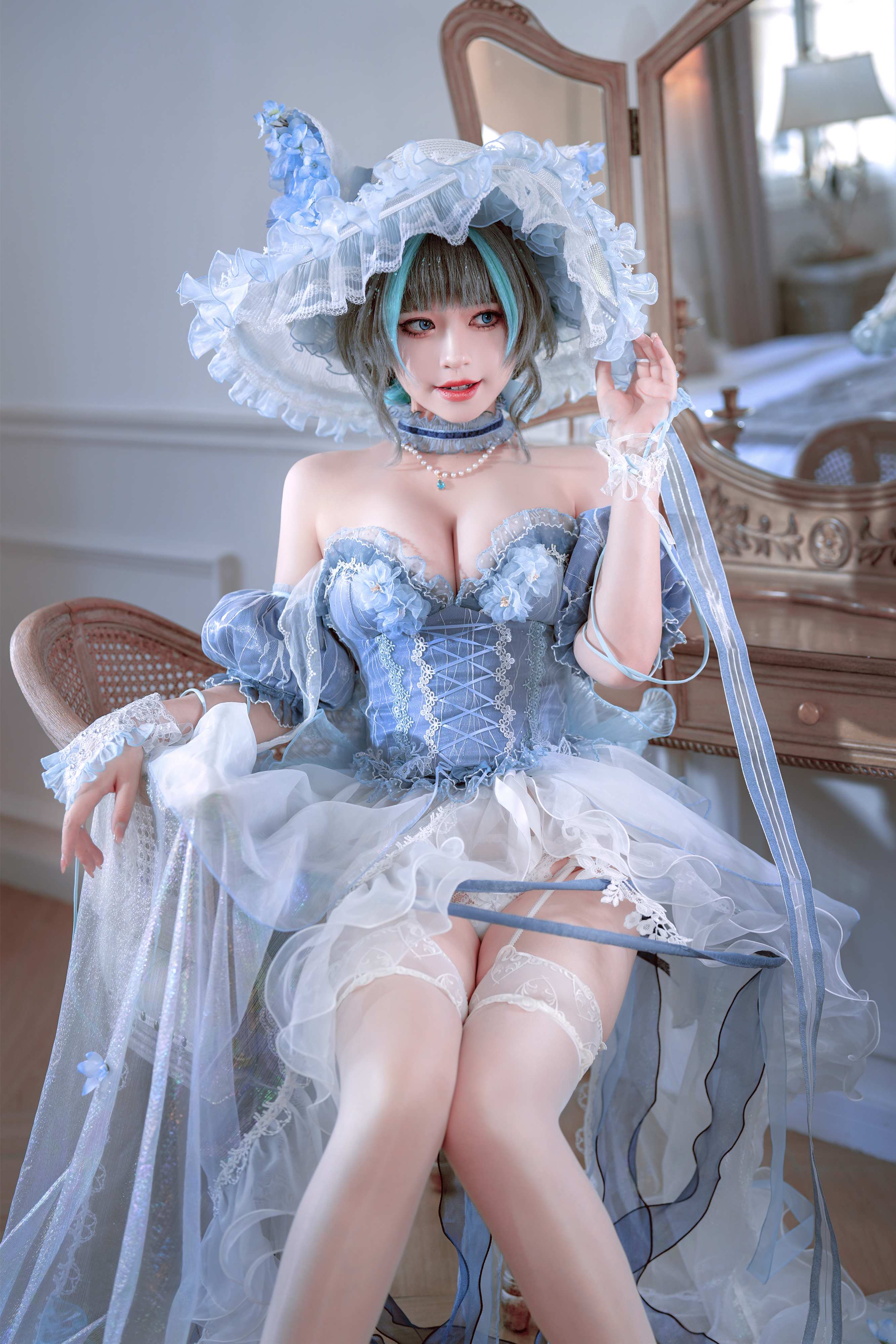 Ban Ban Zi Cosplay Cheshire Formal Dress