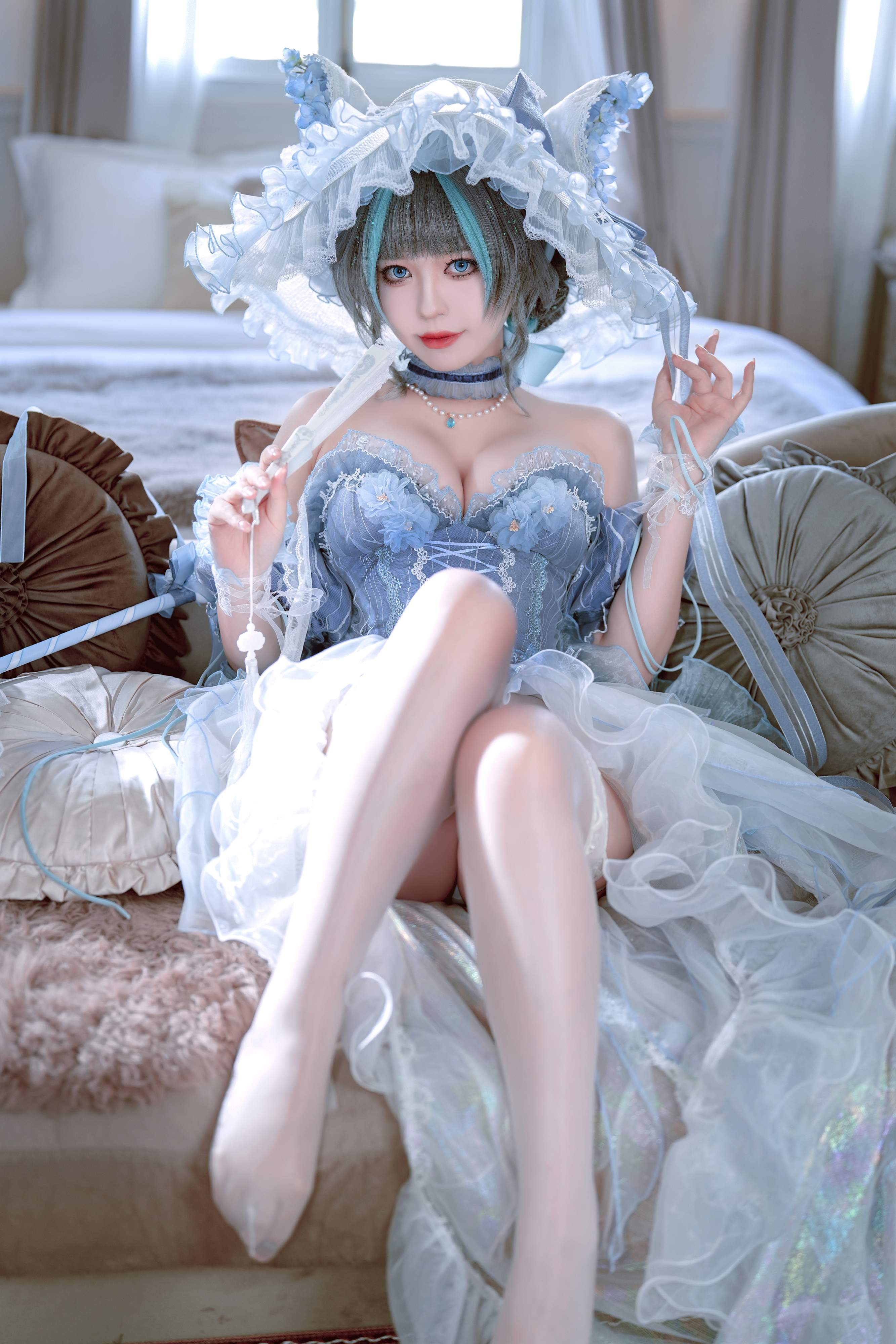 Ban Ban Zi Cosplay Cheshire Formal Dress