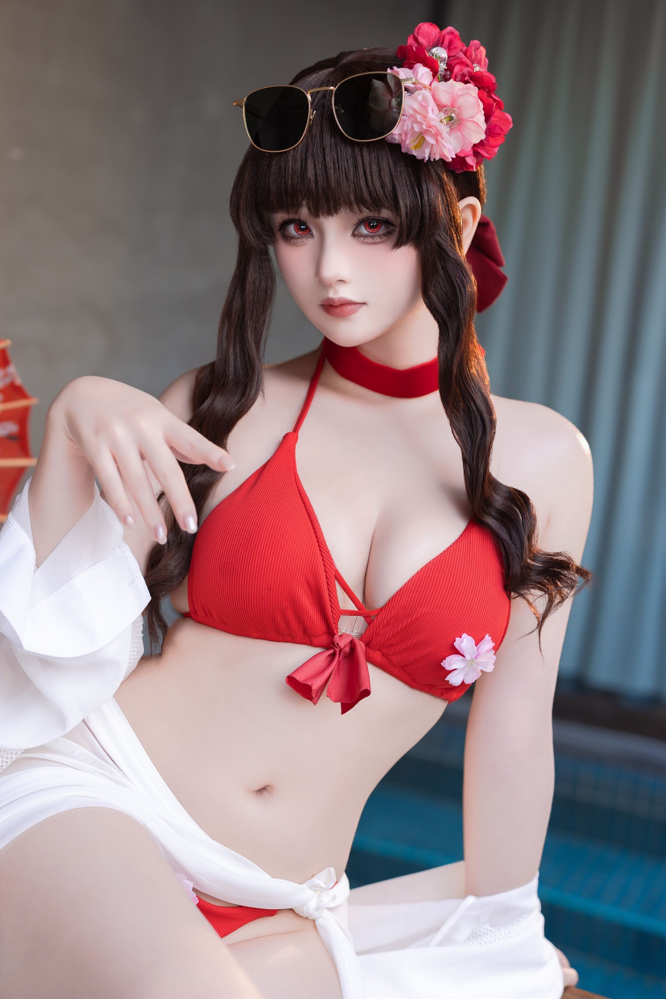 屿鱼 - 樱花泳装