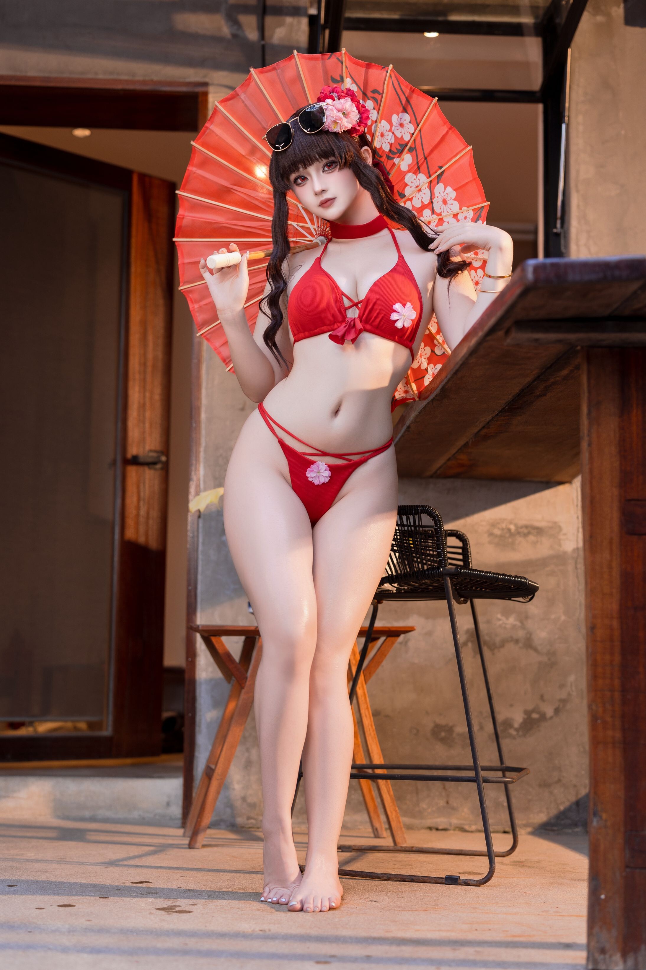 屿鱼 - 樱花泳装