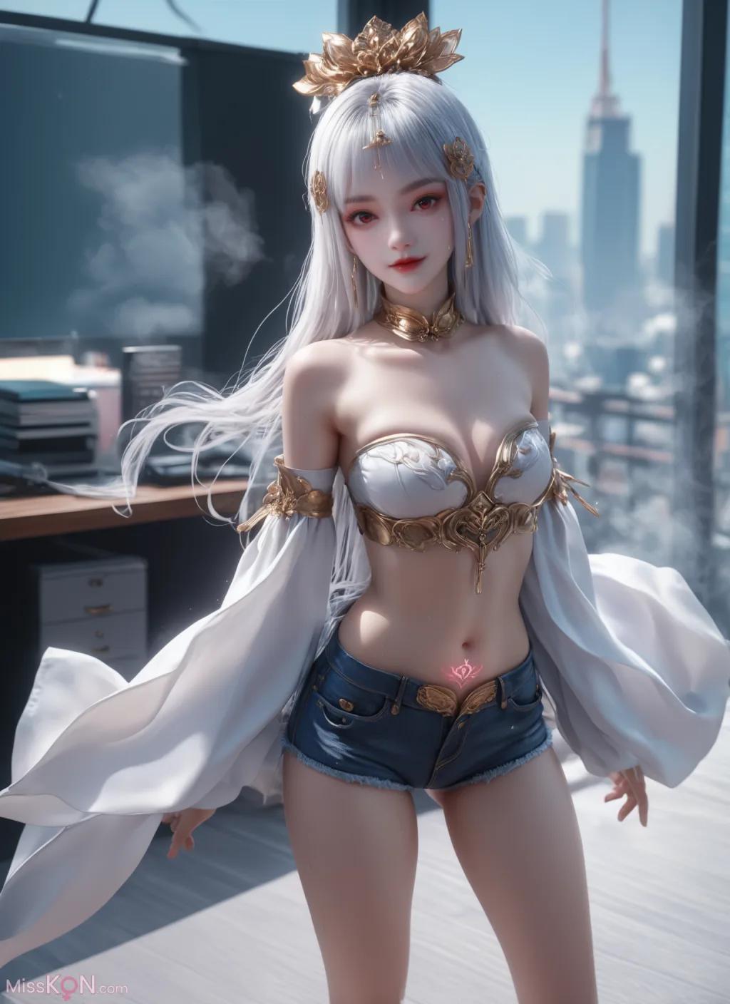 AI Generated] Thái Âm Ngọc Thỏ Rụt Rè (60 ảnh)