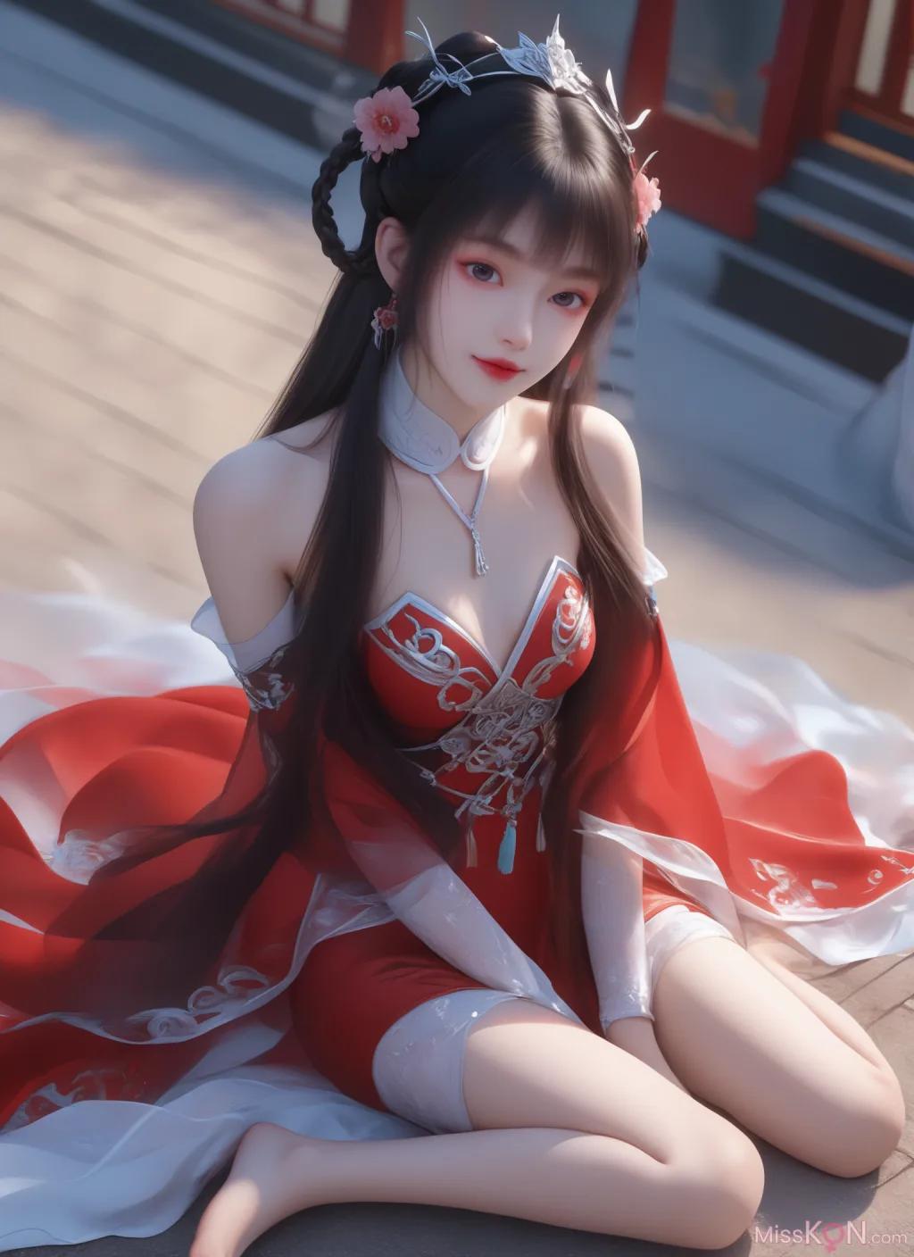 AI Generated] Perfect World - Little Fire Spirit's Fallen Path - Rieke (88 photos)