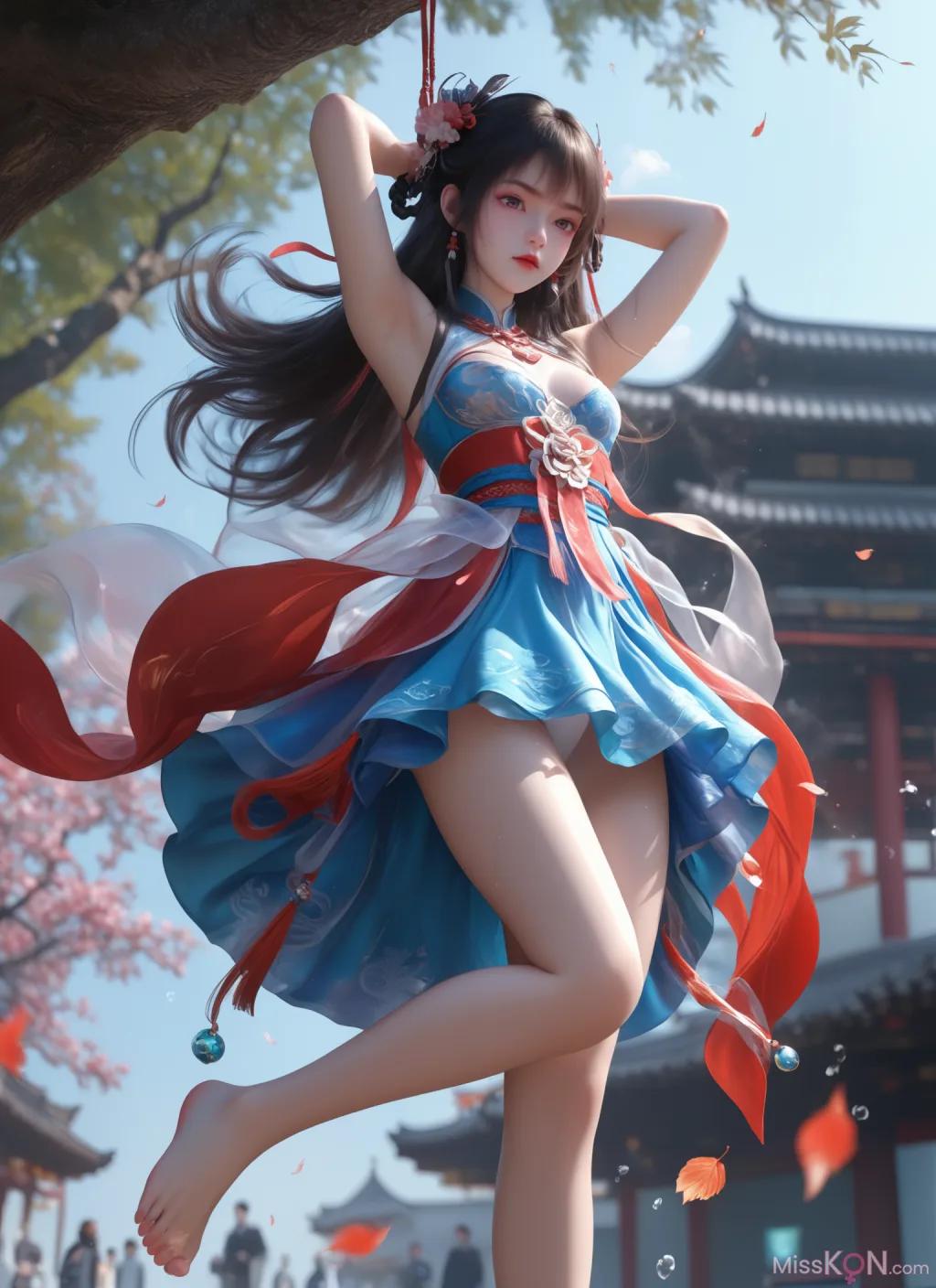 AI Generated] Perfect World - Little Fire Spirit's Fallen Path - Rieke (88 photos)