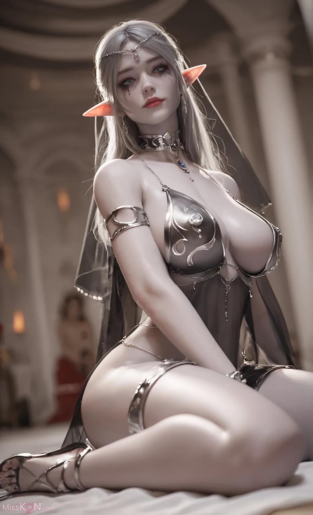 AI Generated] Fallen Elf [Mo Ji] (160 photos)