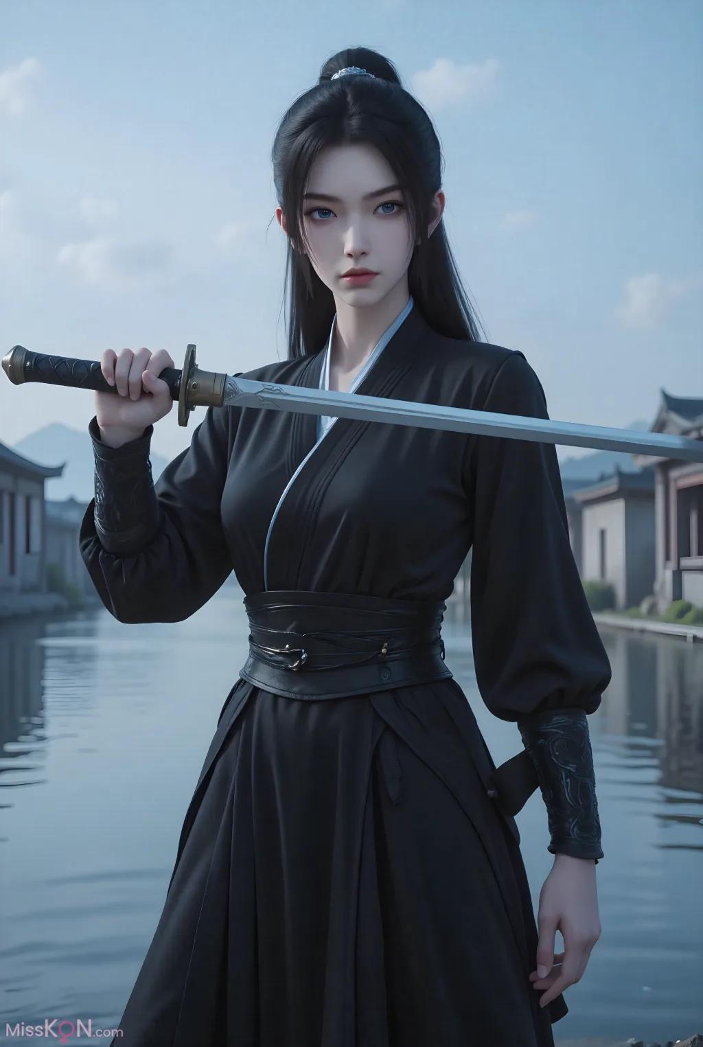 AI Generated] Sword Comes - Ning Yao【Ran Mo】 (77 photos)