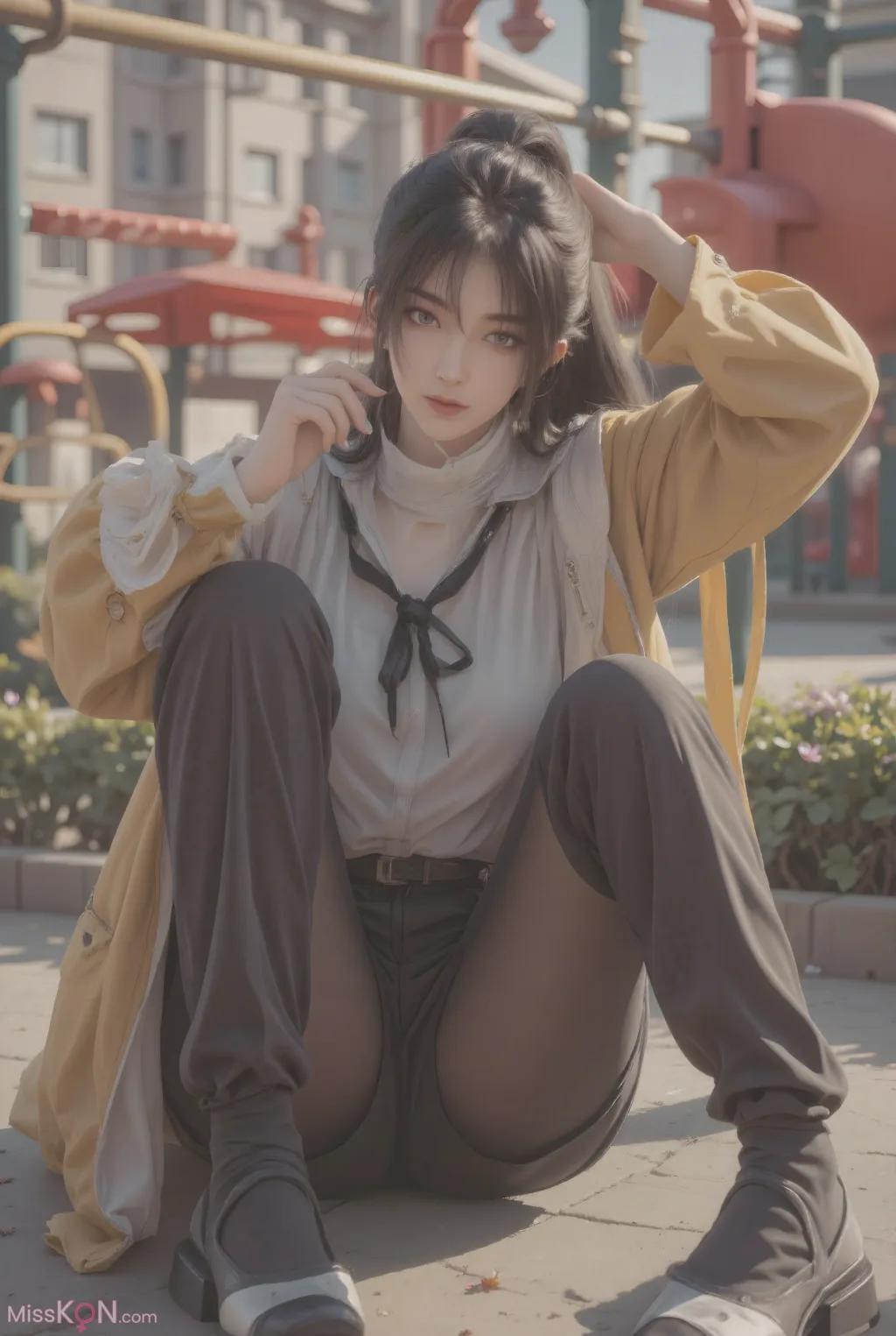 [AI Generated] 剑来-宁姚【染默】 (77 photos)