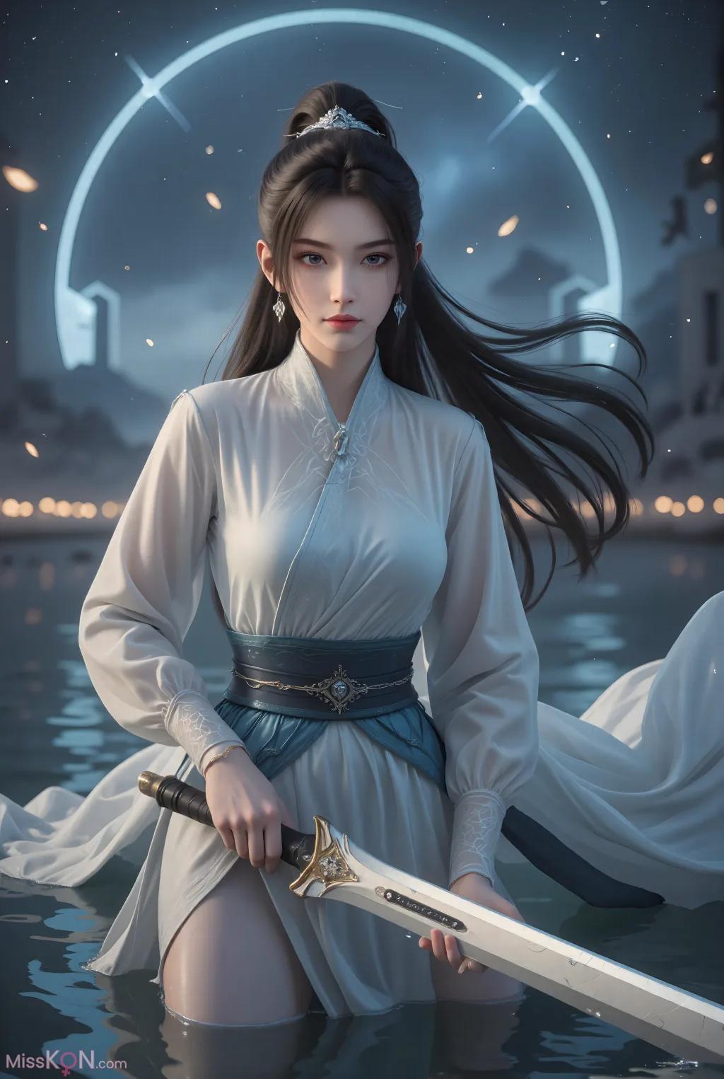 [AI Generated] 剑来-宁姚【染默】 (77 photos)