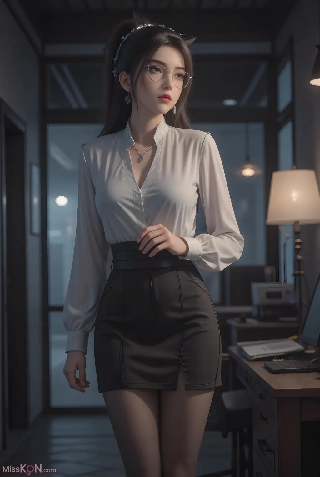 [AI Generated] 剑来-宁姚【染默】 (77 photos)