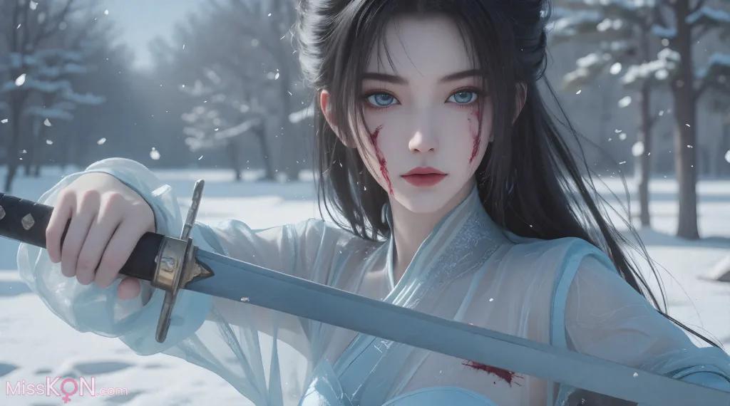 [AI Generated] 剑来-宁姚【染默】 (77 photos)