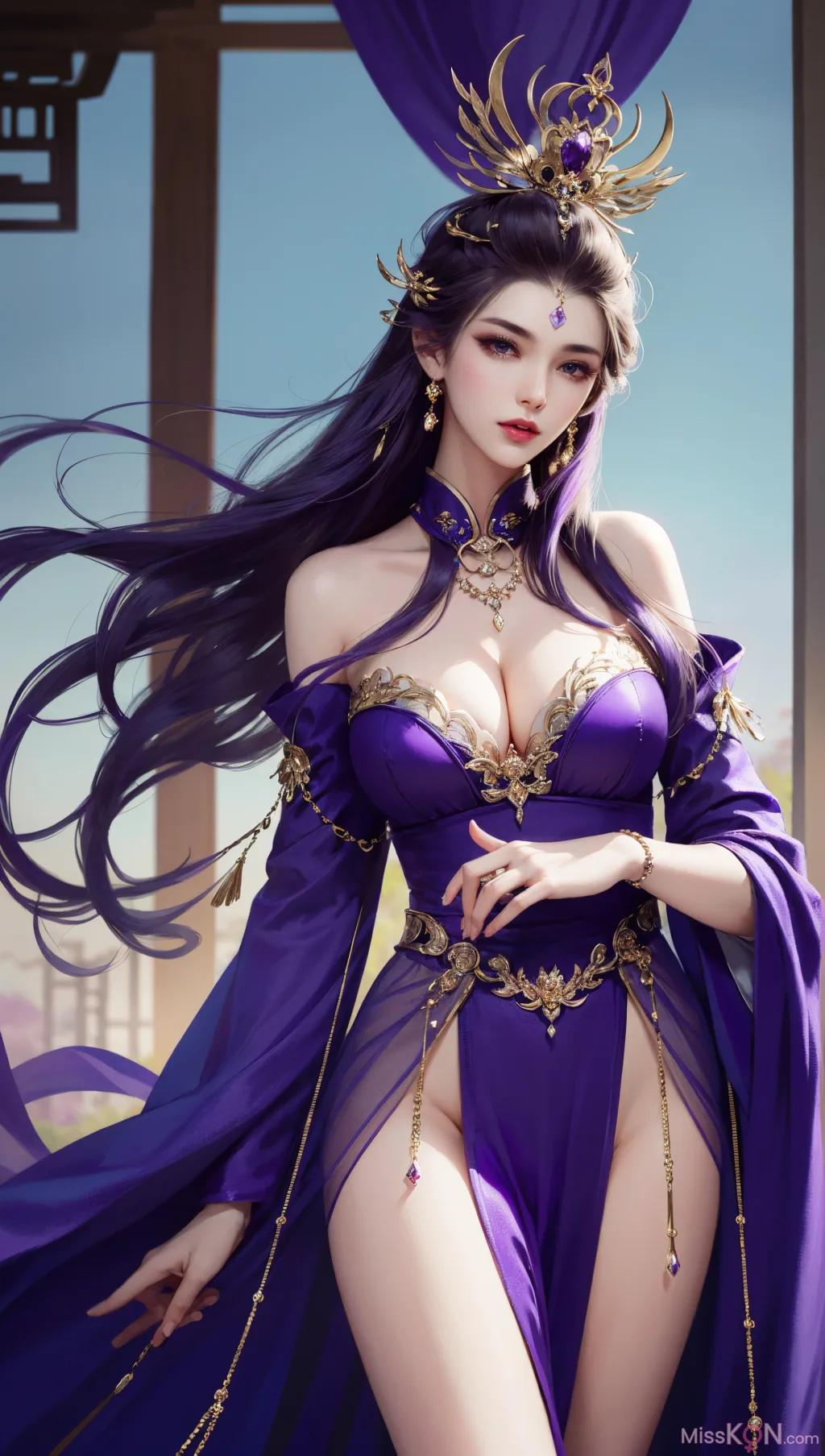 AI สร้าง] สไตล์การวาดสามก๊กซาน【ม่อเจี๋ย】 (199 ภาพ)